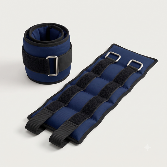 Muñequeras y Tobilleras con Peso 1.5 kg (Par) – Pesas para Entrenamiento y Cardio